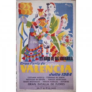 Gran Feria de Valencia. Julio 1964