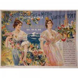 Grandes fiestas de mayo. Valencia 1917