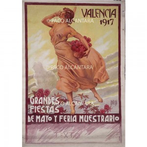 Grandes fiestas de mayo y feria muestrario. Valencia 1917