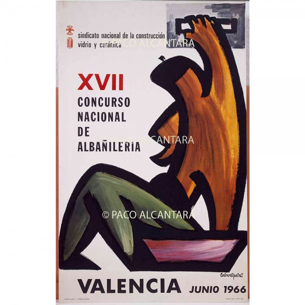 XVII concurso nacional de albañilería. Valencia junio 1966