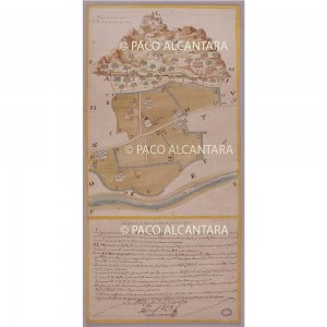 Mapa de la heredad de Torrega del Puig (Játiva) (1755)