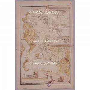 Carta gegráfica de las tierras que riega la Real Acequia de Alzira (1768)