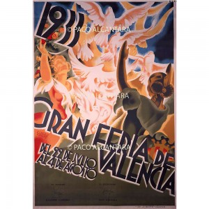 Cartel feria de Valencia de 1933