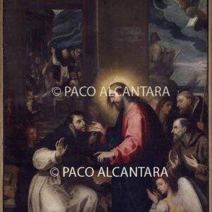 Aparición de Cristo a San Vicente Ferrer.