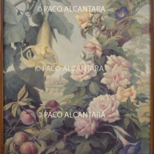 Rosas y melocotones.Primavera.1945