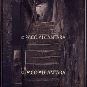 Escalera del convento de las Cárceles. Asís.