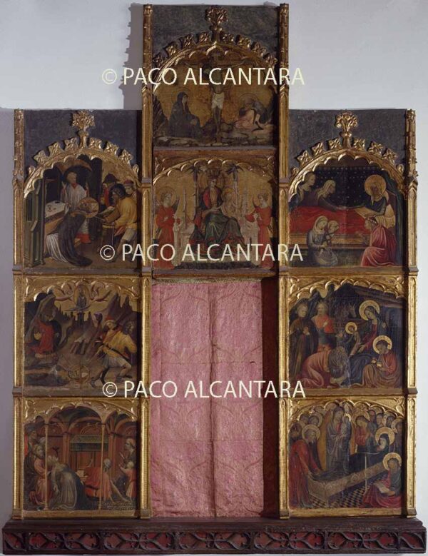 Retablo de la Virgen y San Marcos.