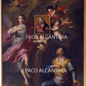 Entreg de la Virgen de Monteolivete a Pedro Aleixandre.