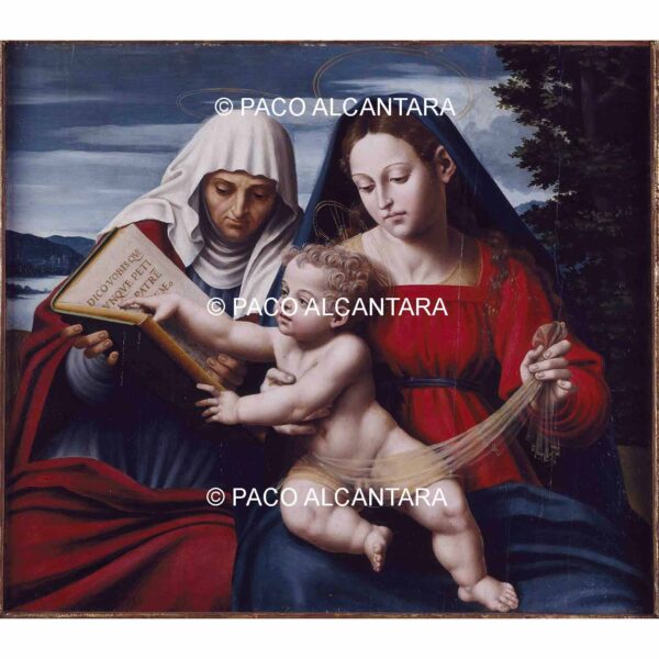 Santa Ana la Virgen y el Niño.