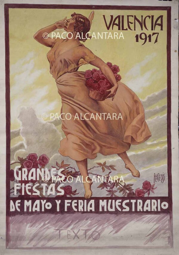 Grandes fiestas de mayo y feria muestrario. Valencia 1917.