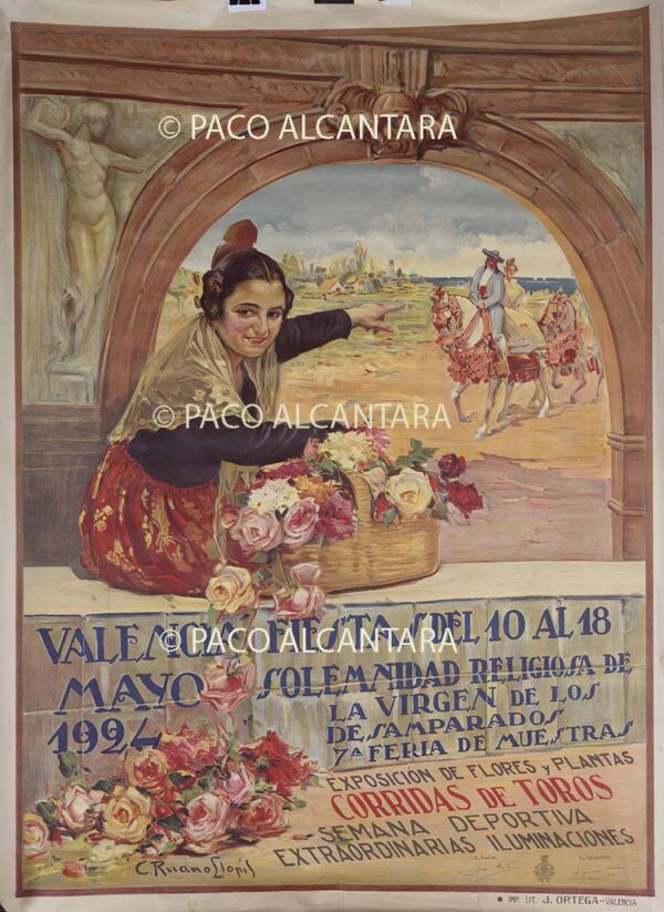 Fiestas de mayo. Valencvia 1924.