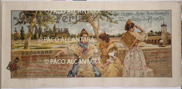 Gran feria Valencia. 1908.