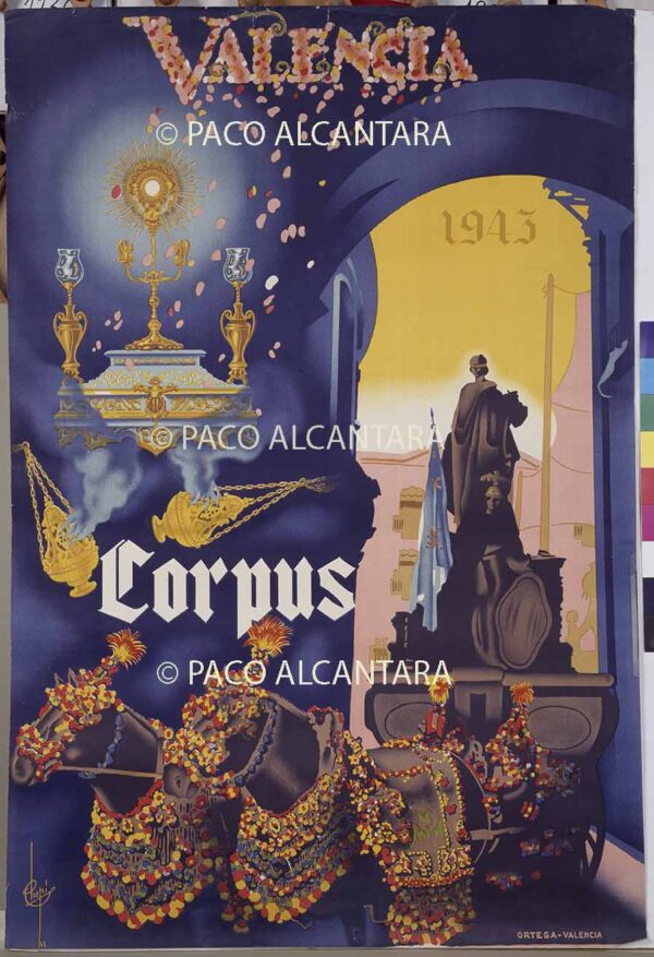 Corpus de Valencia. 1943.