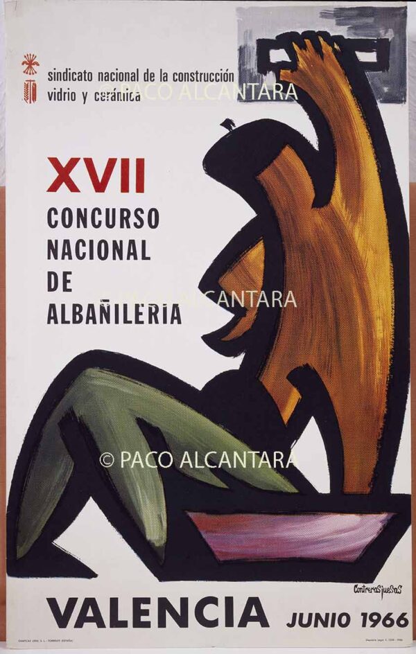 XVII concurso nacional de albañilería. Valencia junio 1966.