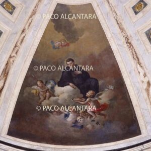 Cúpula de la capilla del Beato Gaspar Bono.