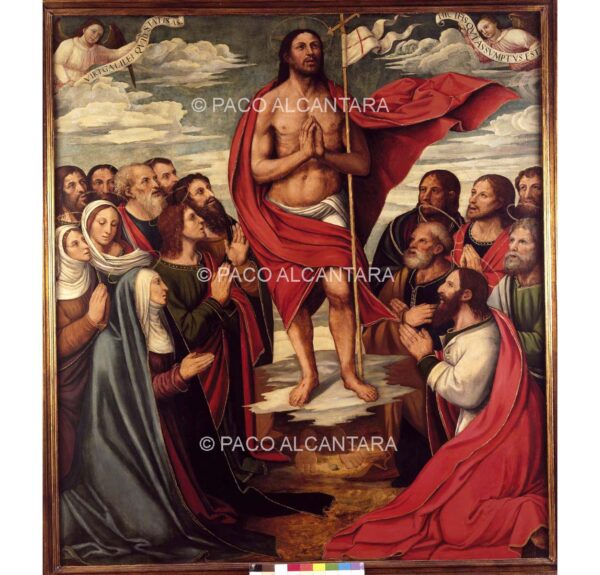 3184-Pintura-Ascensión. Retablo de la vida de Cristo y de la Virgen