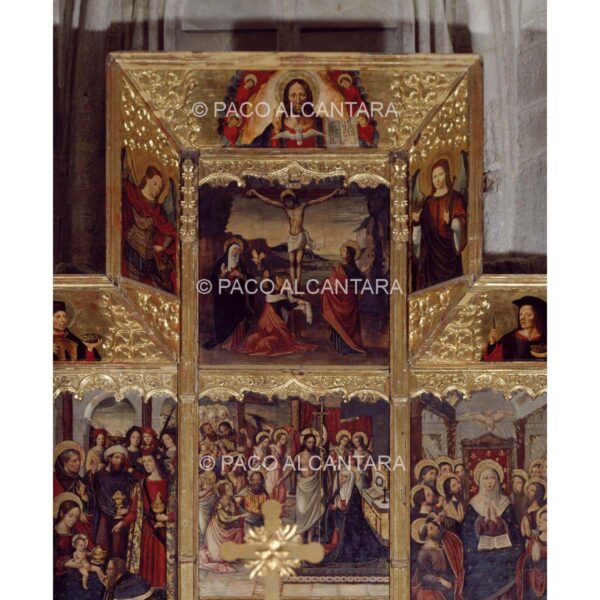 3204-Pintura-Retablo de San Dionisio y Santa Margarita