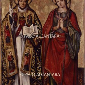 San Dionisio y Santa Margarita. Retablo de San Dionisio y Santa Margarita.