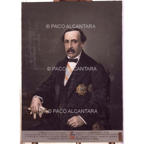 3476-Pintura-Juan Bautista Romero y Almenar. Marqués de San Juan