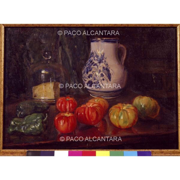 3630-Pintura-Bodegón con tomates. 1939