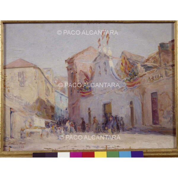 3642-Pintura-Porrat de santa Llúcia. 1943