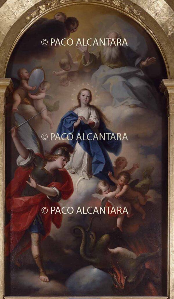 La Inmaculada Concepción y San Miguel Arcángel.