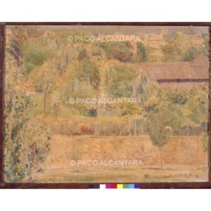 3660-Pintura-El río Turia. 1917