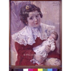 3669-Pintura-Julieta con muñeca. 1912