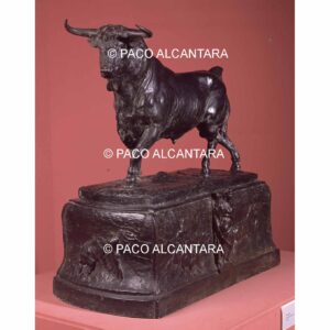 4313-Pintura-Toro de salida. Monumento al toro de lidia