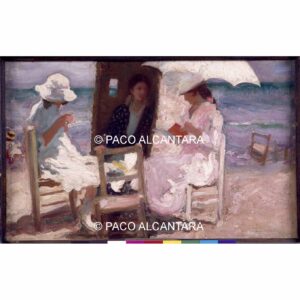 4360-Pintura-En la playa de Valencia