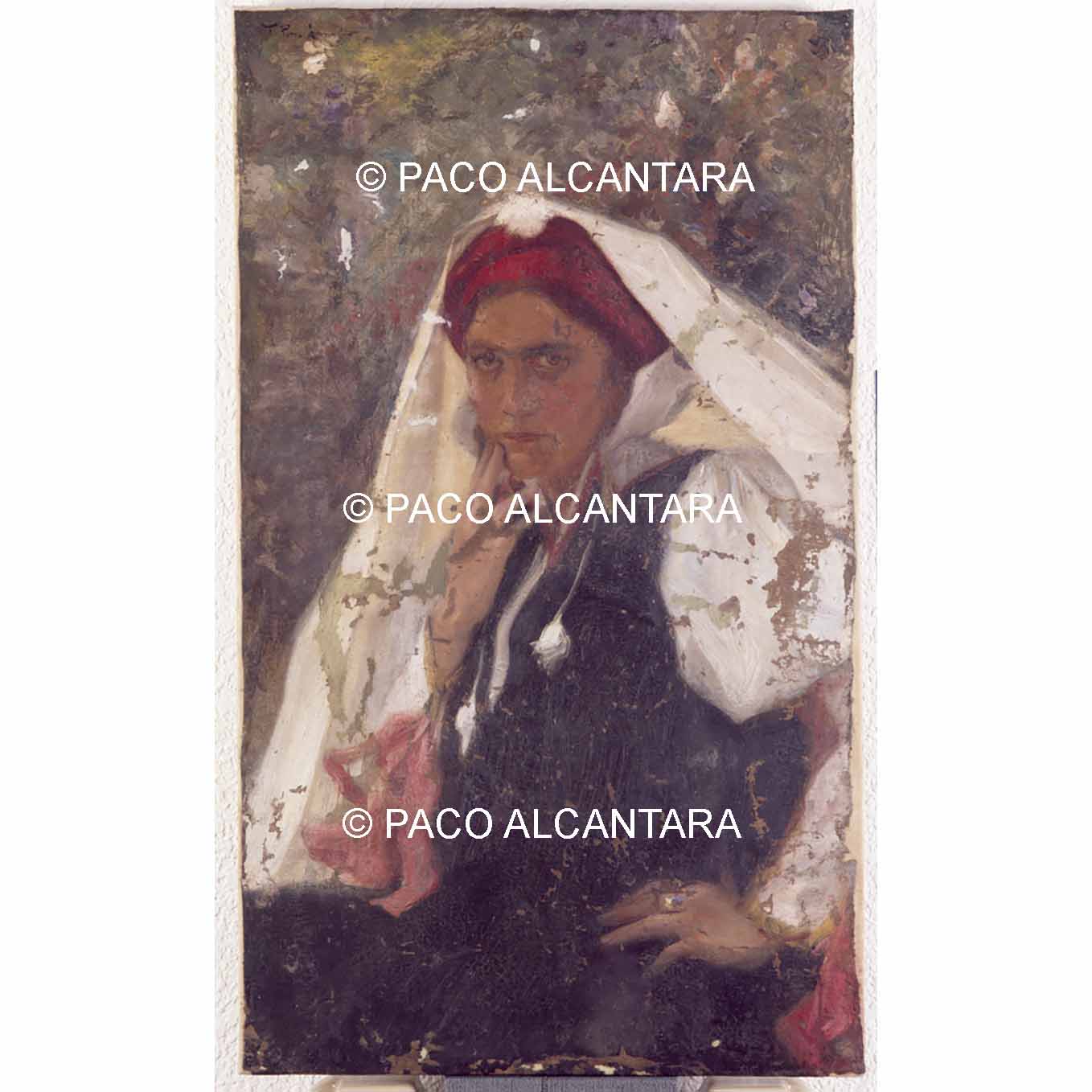 4371-Pintura-Muchacha con toca blanca 4371-Pintura-Muchacha con toca blanca