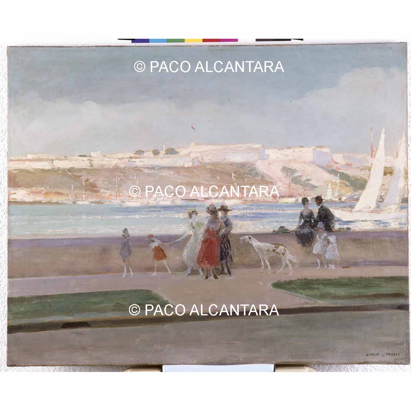 4389-Pintura-Vista del malecón habanero 4389-Pintura-Vista del malecón habanero