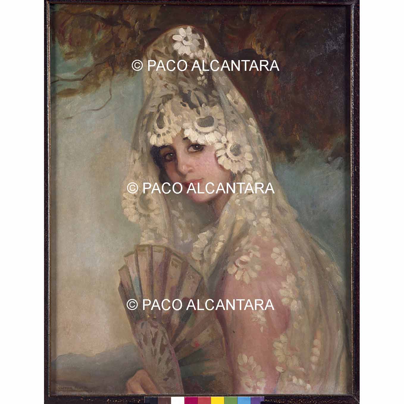 4392-Pintura-Muchacha con mantilla 4392-Pintura-Muchacha con mantilla