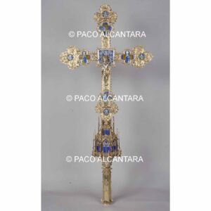 4571-Orfebrería-Cruz procesional