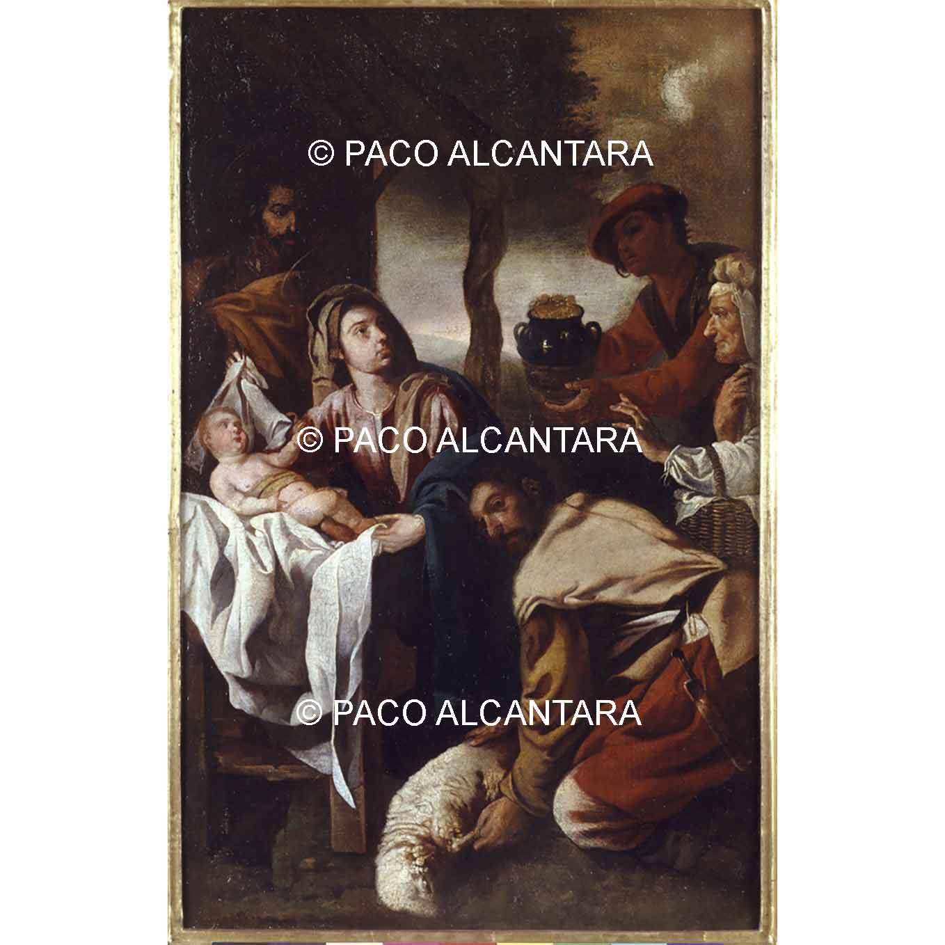 4619-Pintura-Adoración de los pastores 4619-Pintura-Adoración de los pastores