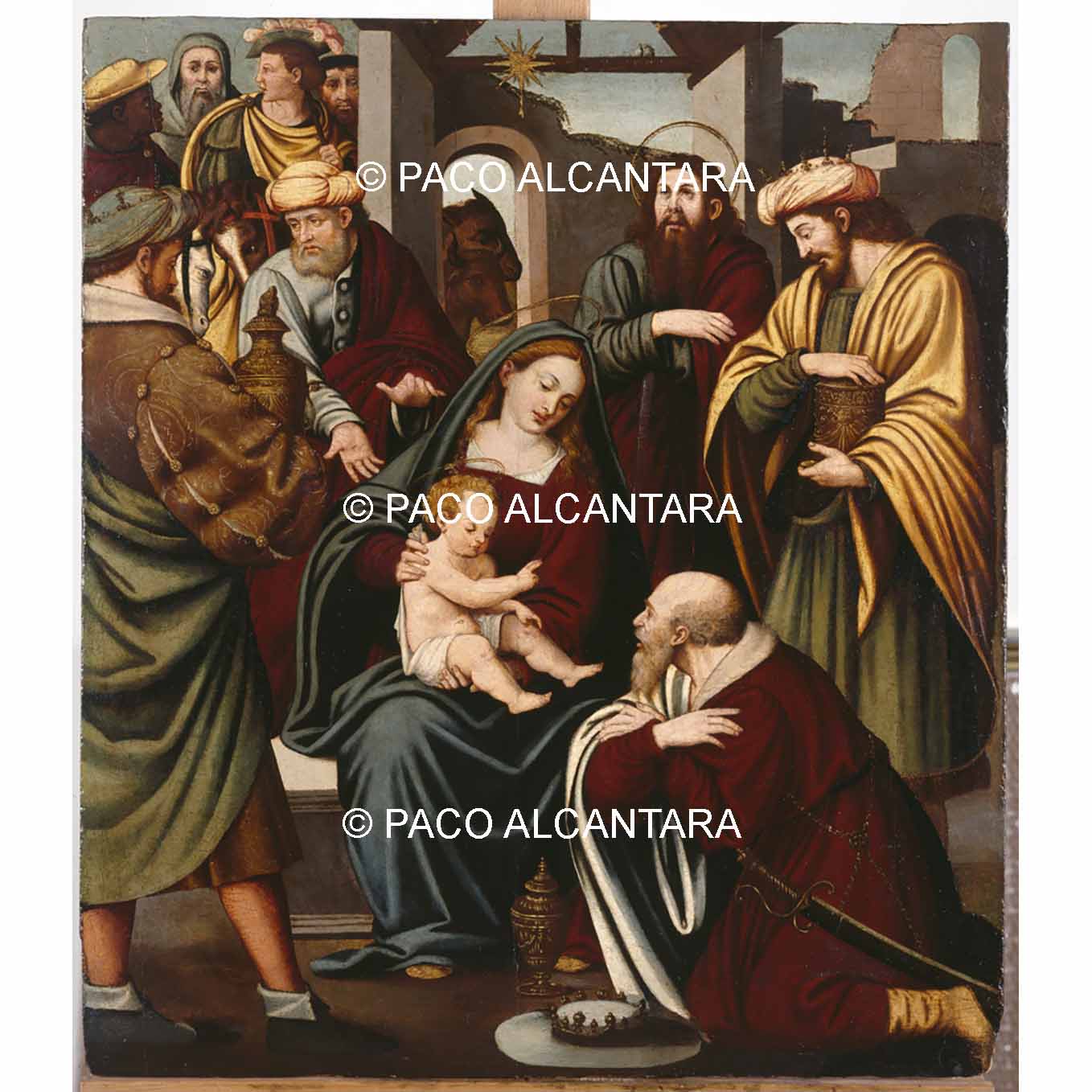 4633-Pintura-Adoración de los reyes 4633-Pintura-Adoración de los reyes