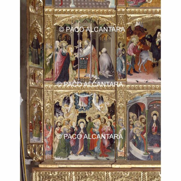 4716-Pintura-Retablo de la Virgen. Escenas de la vida de la Virgen