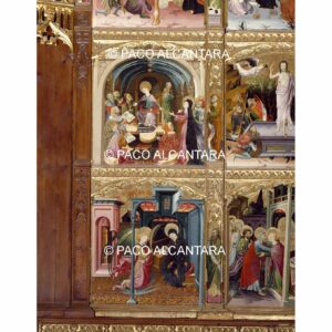 4718-Pintura-Retablo de la Virgen. Escenas de la vida de la Virgen