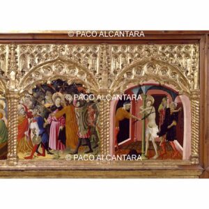 4722-Pintura-Retablo de la Virgen. Prendimiento de Jesús. Flagelación de Jesús