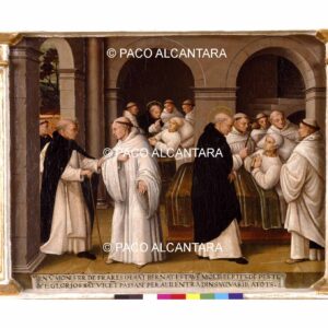 4786-Pintura-Curación milagrosa de los monjes enfermos de peste. Retablo de San Vicente