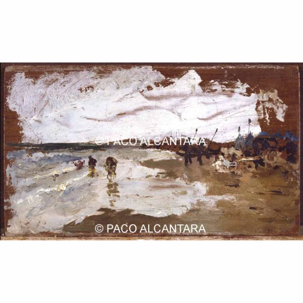 4888-Pintura-Escena de playa