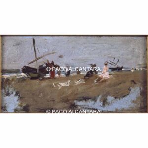 4899-Pintura-Barca en la playa