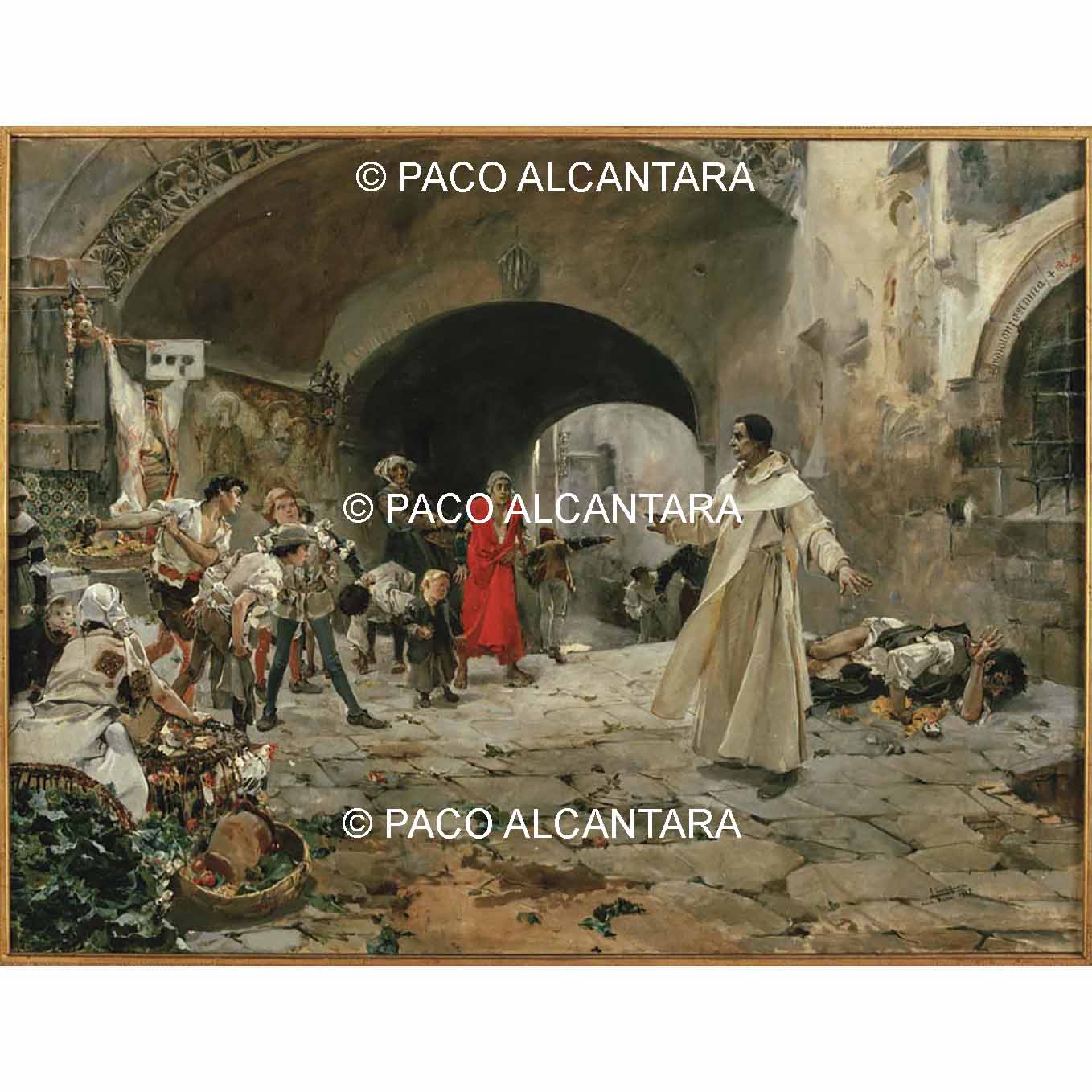 4960-Pintura-El padre Jofré defendiendo a un loco 4960-Pintura-El padre Jofré defendiendo a un loco