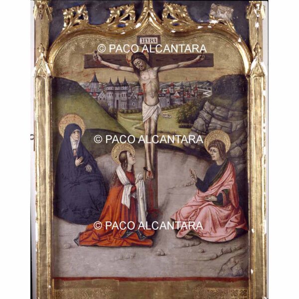 4962-Pintura-Calvario. Retablo de San Lorenzo y San Pablo de Verona