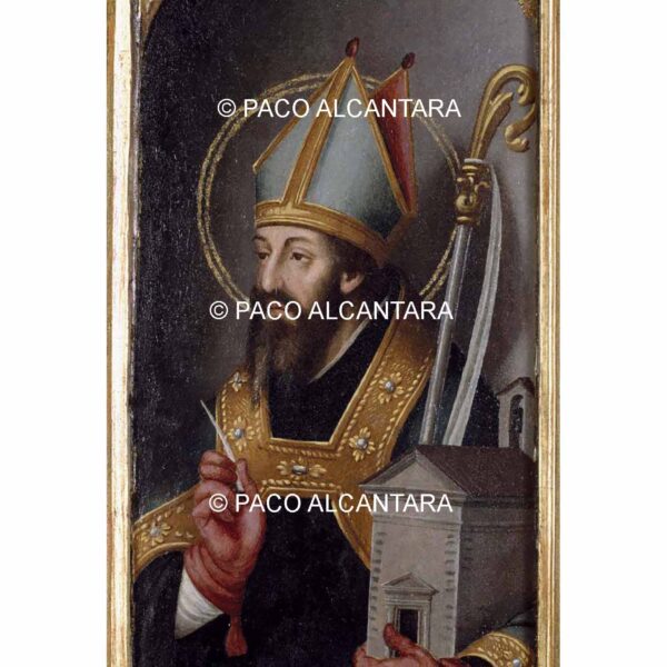 4979-Pintura-San Agustín. Retablo Mayor de Fuente la Higuera