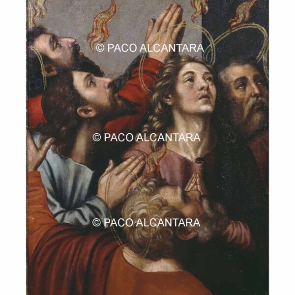 4989-Pintura-Pentecostés. Retablo Mayor de Fuente la Higuera