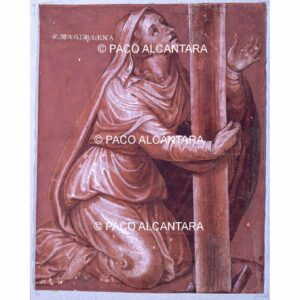 5036-Dibujo-La Magdalena al pie de la cruz