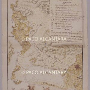 Carta gegráfica de las tierras que riega la Real Acequia de Alzira (1768).