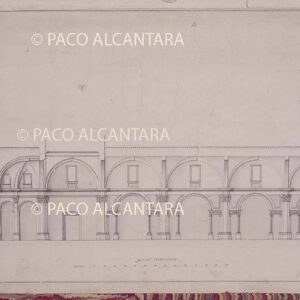 Proyecto de renovación académica de la catedral. Sección longitudinal (1773).