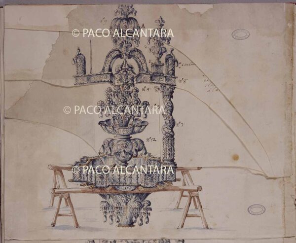 Pieza de la araña de la capilla mayor (1700).